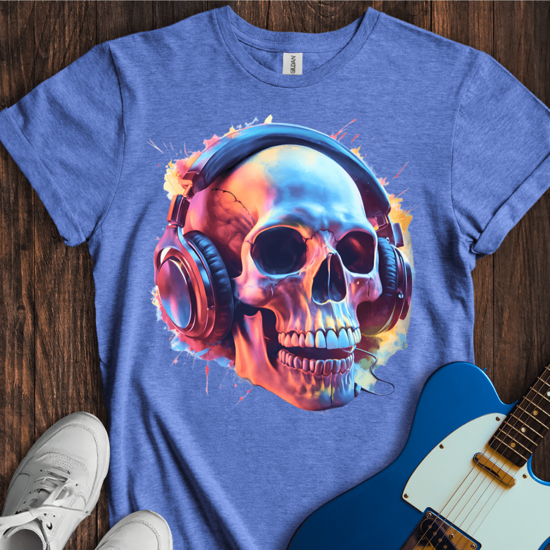 Streaming Skull T-Shirt