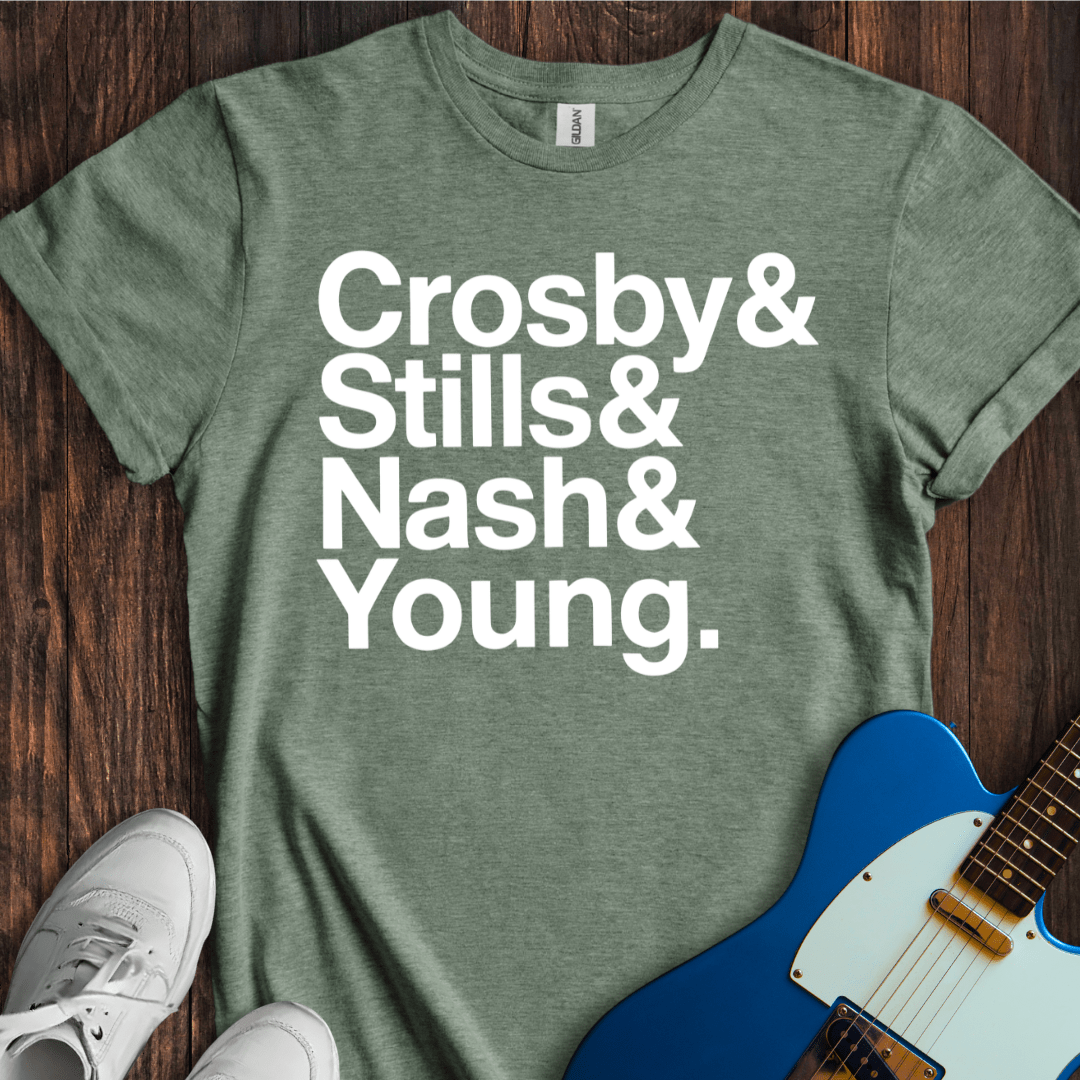 Crosy, Stills, Nash & Young T-Shirt