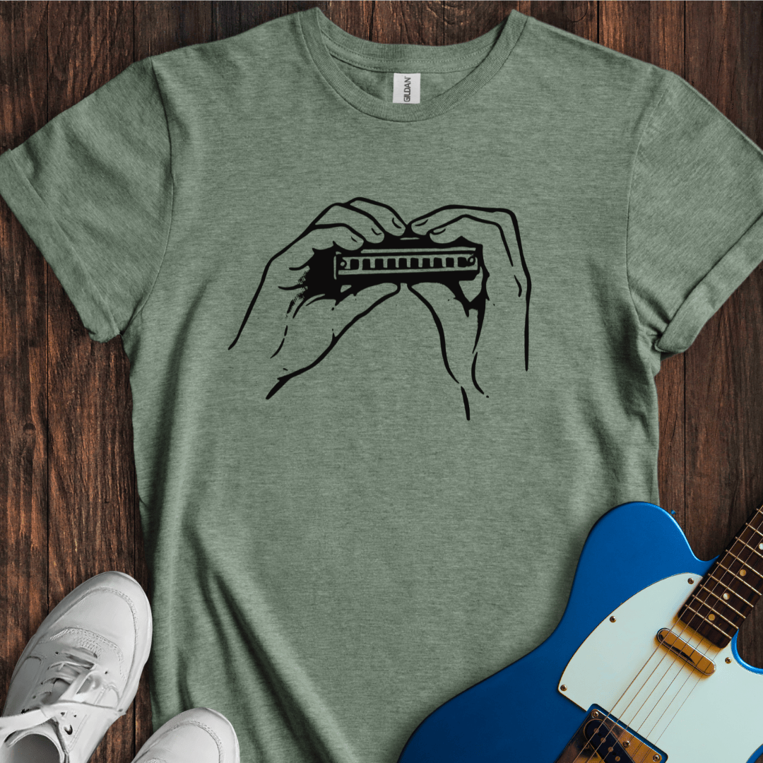 Harmonica Hands T-Shirt