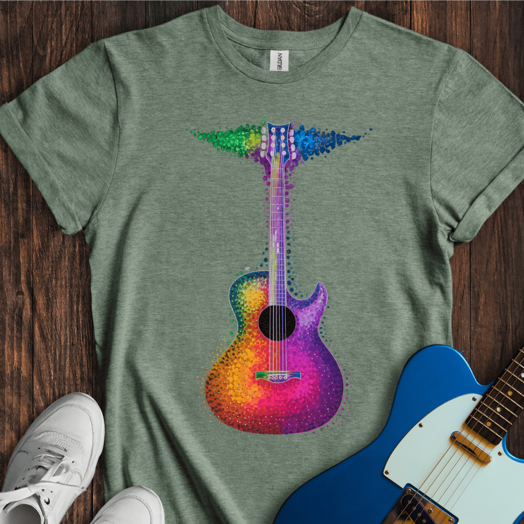 Glowing Guitar T-Shirt