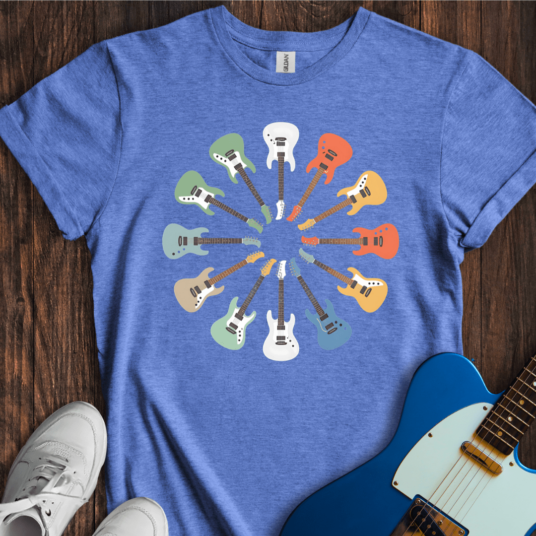 Guitar Round T-Shirt