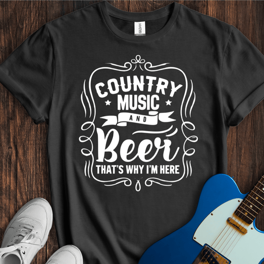 Country Music And Beer (I) T-Shirt
