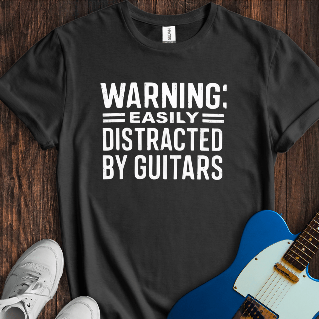 Easily Distracted By Guitars T-Shirt