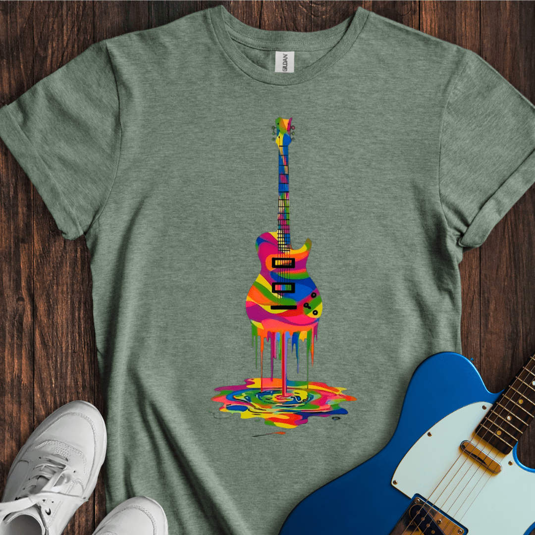 Melting Guitar T-Shirt
