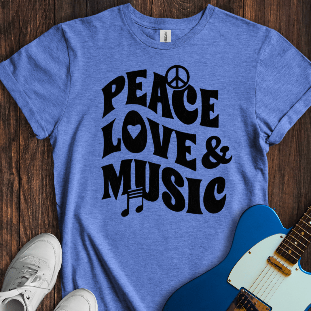 Peace, Love & Music T-Shirt