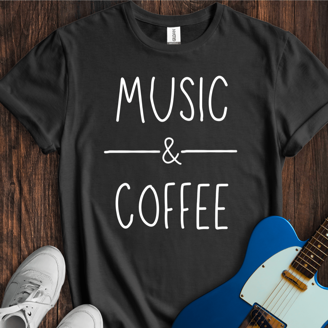 Music & Coffee (I) T-Shirt