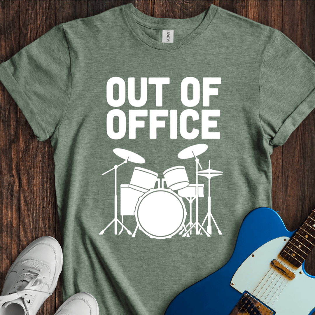 Out Of Office (Drums) T-Shirt