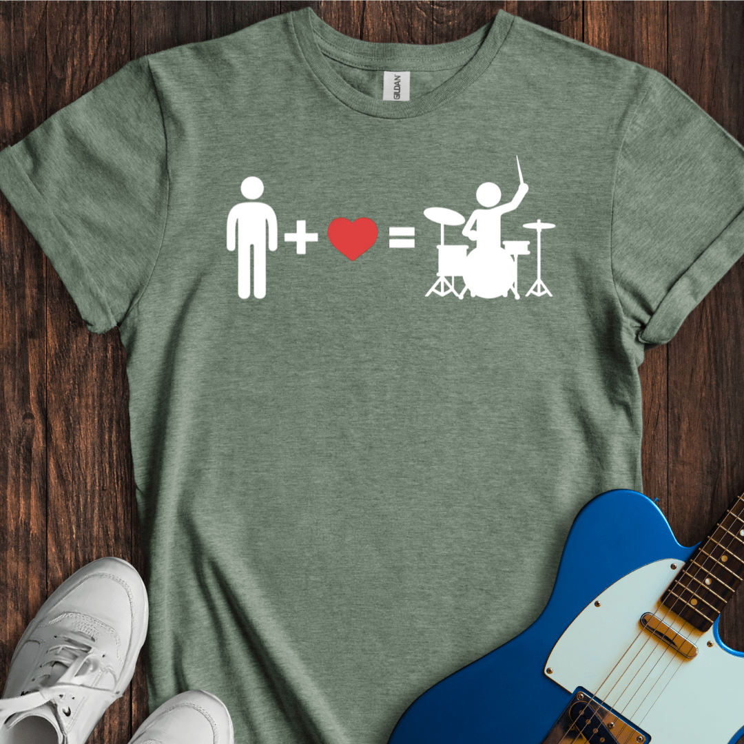Happiness Equation (Drummer) T-Shirt