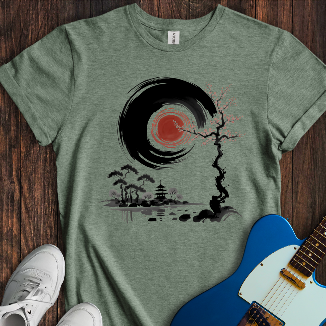 Japanese Garden Record T-Shirt