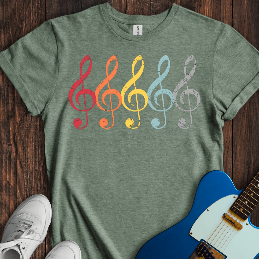 Rainbow Clefs T-Shirt