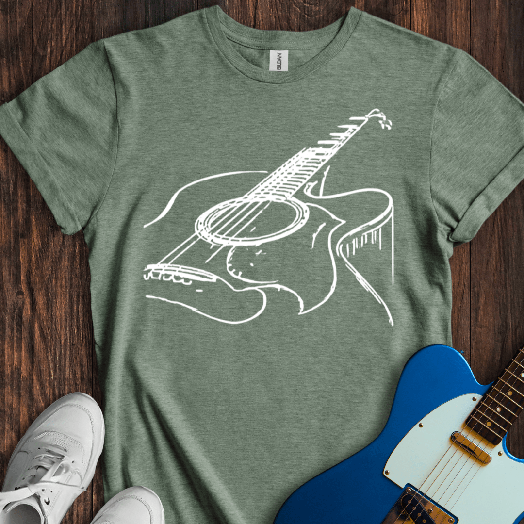 Ghostly Guitar (I) T-Shirt