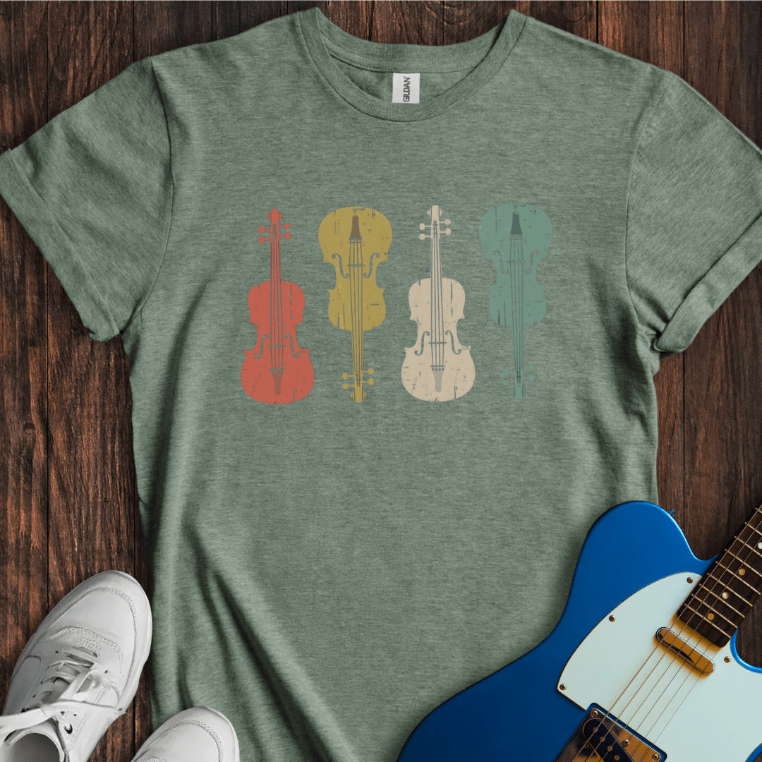 Retro Violins T-Shirt