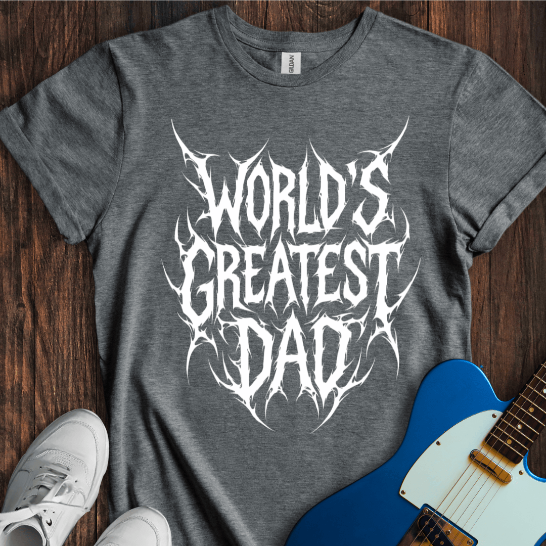 World's Greatest Dad (Metal Font) T-Shirt