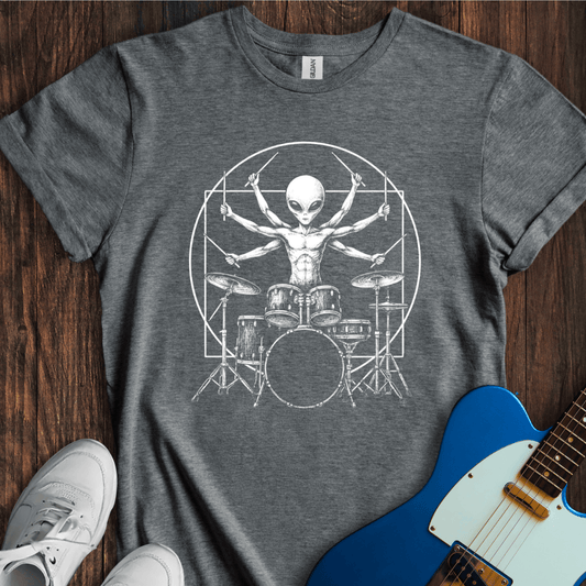 Vitruvian Alien (Drummer) T-Shirt
