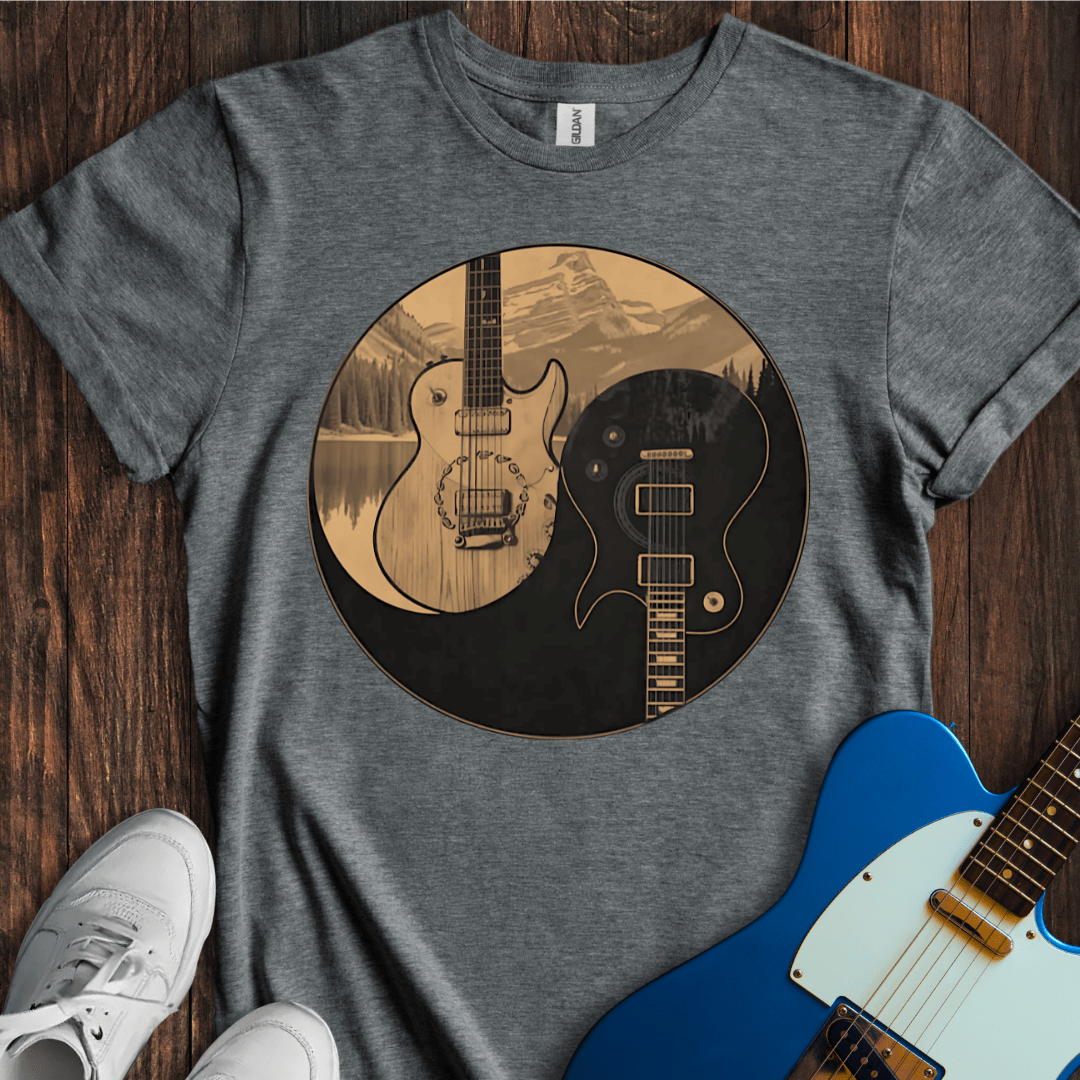 Ying Yang Guitar T-Shirt