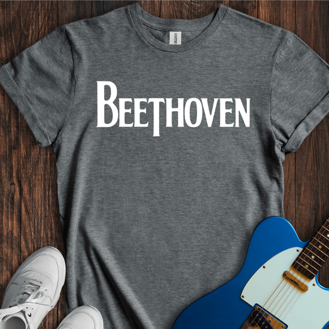 Beethoven (Beatles Font) T-Shirt