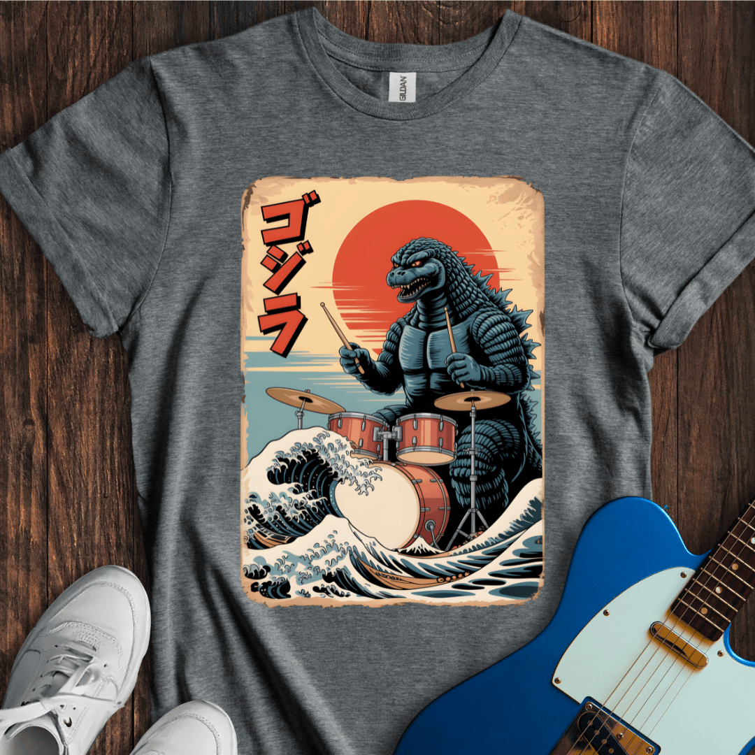 Godzilla Drums T-Shirt