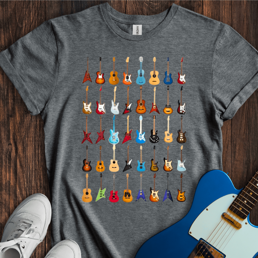 Guitar Camouflage T-Shirt