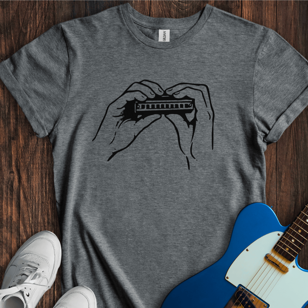 Harmonica Hands T-Shirt