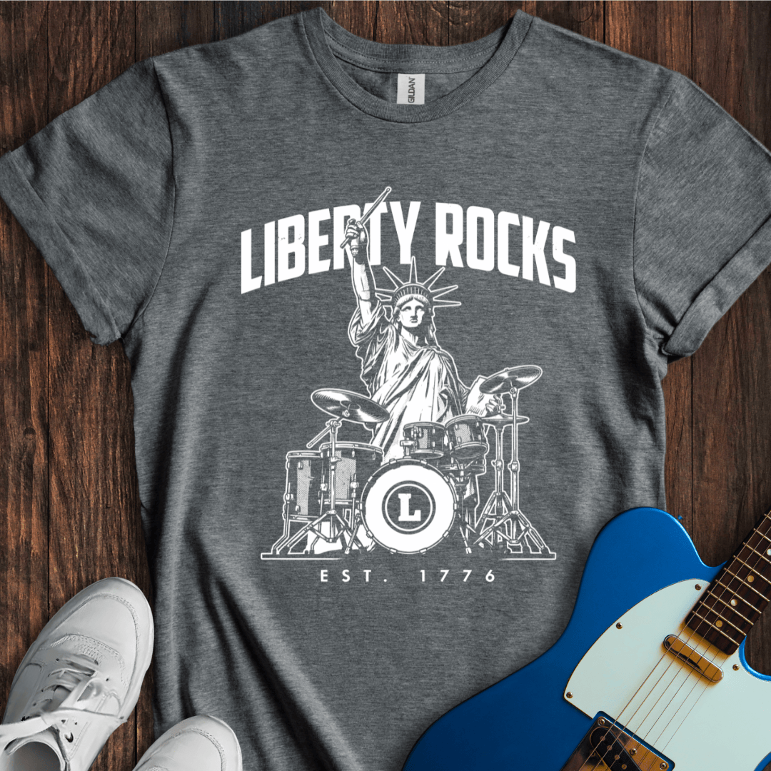 Lady Liberty Drummer T-Shirt