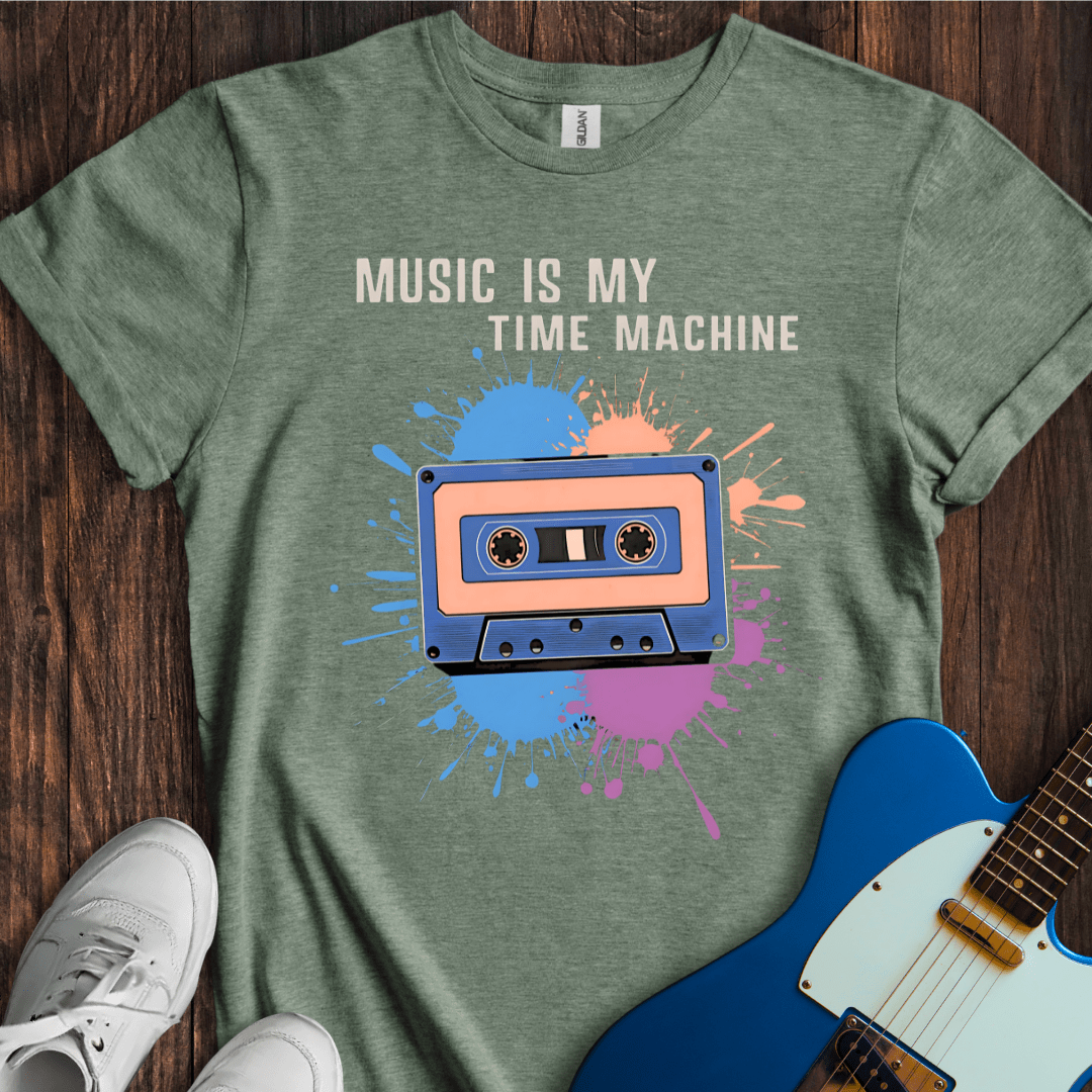 Music Is My Time Machine T-Shirt