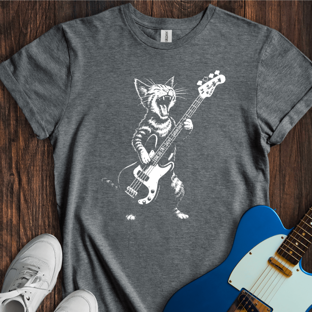 Big Cat Bassist T-Shirt
