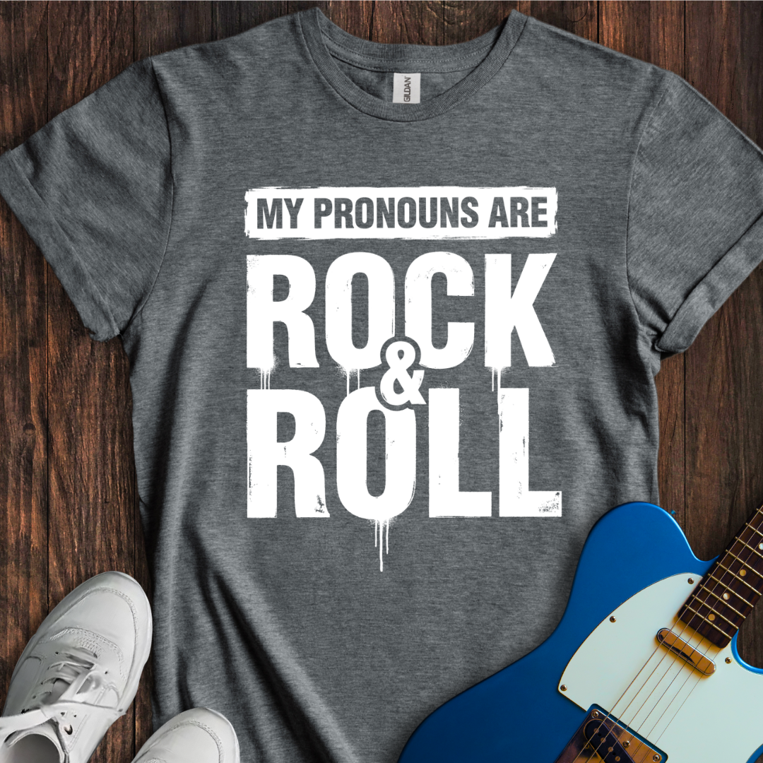 Pronouns (Rock & Roll) T-Shirt
